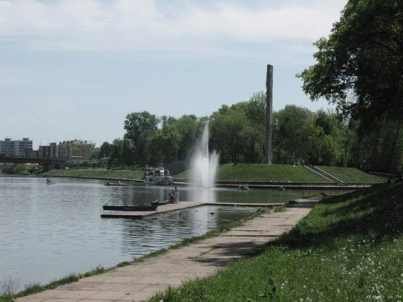 Ока в историческом центре Орла